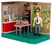 The Simpsons Series 15 Playset Power Plant Lunchroom with Frank Grimes
