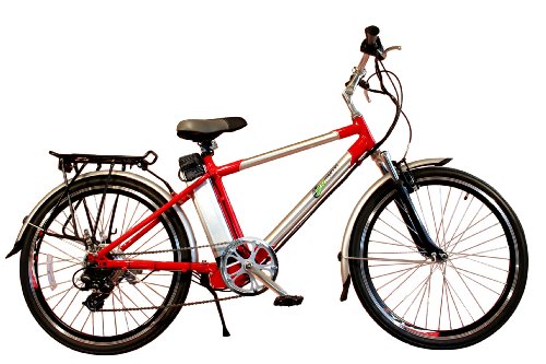 LX1 red electric bicycle