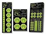 Pawz Re-usable Reflective Safety Sticker Sets for Walking Pet