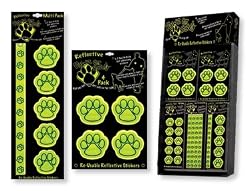 Pawz Re-usable Reflective Safety Sticker Sets for Walking Pet