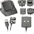 Palm Cradle Kit for Palm Treo 650, 680, 700, 750