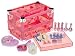 Barbie Make Up Glam Case: Role Play Cosmetics - Polish, Emory Boards, Lip Gloss, Sticks, Mirror, Nails, Toe Dividers Image