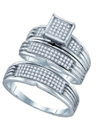 0.41CTW DIAMOND FASHION TRIO SET