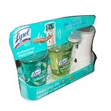 Lysol No Touch Hand Soap System Antibacterial with 2 Hand Soap Refills 8.5 Oz Each and Batteries