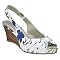 Women's Merona&reg; Elizabeth Slingback Wedges - Blue Floral
