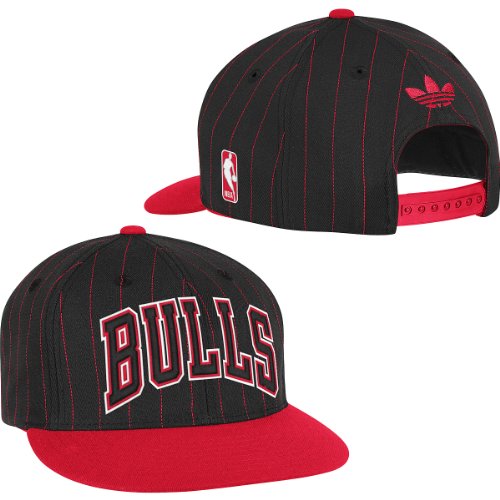 Adidas Chicago Bulls Pinstripe Snapback Hat