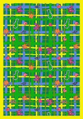 Joy Carpets Games People Play Collection 2000 My Little Princess 1440 - Green