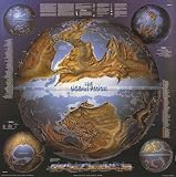 Map of the Ocean Floor Poster, 36" x 36"