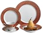 Mikasa Parchment Red 40-Piece Dinnerware Set, Service for 8