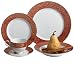 Kitchen & Housewares : Mikasa Parchment Red 40-Piece Dinnerware Set, Service for 8