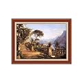Lodge on Lake Como by Carl Frederic Aagaard- 24.5x33.5"