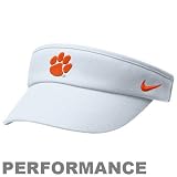 Nike Clemson Tigers White 2010 Coaches Performance Adjustable Visor