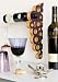 Funky Grape Vine Wine Bottle Holder Rack - Purple