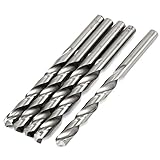uxcell　ツイストドリルビット　ストレートシャンク　エンドミル　154mm　5個　8.3mm径