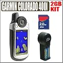 Garmin Colorado 400i Handheld GPS Unit and 2GB Accessory Bundle