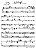 Bach J.S. Concerto No. 15 in G after Unknown Author (Arr. for Piano Solo by J.S. Bach): Instantly download and print sheet music