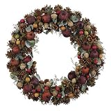 ACE TRADING-SMITH-HAWKEN 952564 EUCALYPTUS & POMEGRANATE WREATH pack of 2