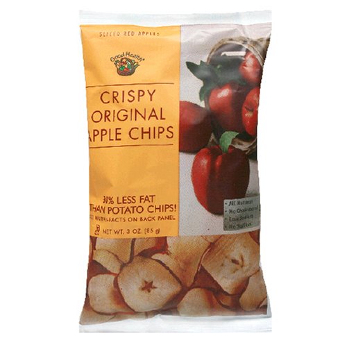 Good Health Original Apple Chips, 3 -Ounce Bags (Pack of 12) by Apples