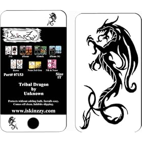 Tribal Dragon Ipod Touch & Itouch 2nd Skin Cover