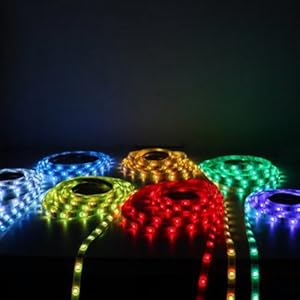 5M 300 LEDS 5050 RGB SMD LED Strip Light IP67 + 44Key IR Remote Controller