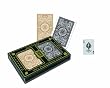 KEM Arrow Black and Gold Poker Size Standard Index Playing Cards