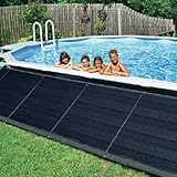 Eco-Friendly Solar Heating Above-ground kit - Includes 4' x 20' solar panel and a by-pass valve (to turn system on/off).
