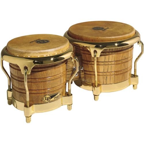 Latin Percussion LP793X Giovanni Galaxy Series Bongos, Gold