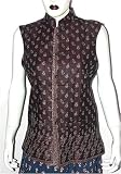 Womens Jacket Wool Fabric Casual Apparel Handmade in India Size XX-S
