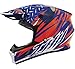 THH T710X Assault MX Offroad Helmet Blue/Orange SM