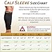 CopperJoint Calf Compression Sleeve – Copper-Infused Design, Promotes Proper Blood Flow, Offers Compression and Support for All Lifestyles - Single