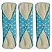 LBB(TM) Rusable Micro-fiber Mama Cloth Menstrual Pads,3pcs pack,Blue Dot