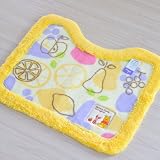 なかね家具 ディズニートイレマット asw060 可愛いプーさんのマット イエロー 50×60
