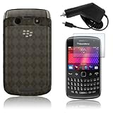 BlackBerry Curve/Apollo 9350/9360/9370 - Smoke Transparent Checker Argyle T ....