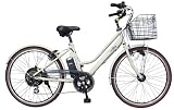 エアロ 電動自転車 ノーパンクタイヤ着用 アビィ+N クリーム 26インチ aby+N G1719