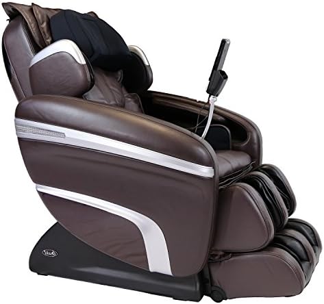Osaki OS7200HB Model OS-7200H Executive Zero Gravity S-Track Heating Massage Chair, Brown, Computer Body Scan, Arm Massage, Quad Roller Head Massage System, 51 Air Bag Massagers