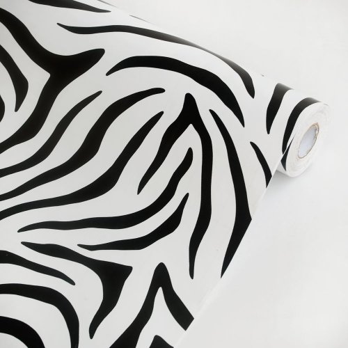 thanksgiving Animal Zebra Self Adhesive Wallpaper DecorB005DUKVME