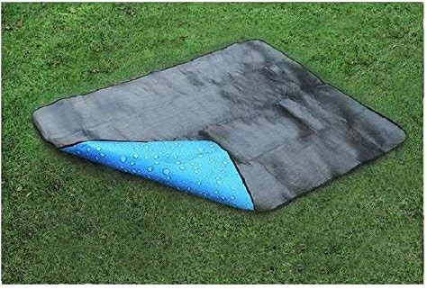 Men Women Boys Girls Kids Outdoor Waterproof Sandproof Moisture-proof Picnic Blanket Yoga Baby Crawling Game Mat,All-Purpose Foldable Perfect For Beach Traveling Camping Hiking Trekking Blue