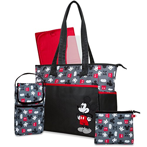 Disney 5 in 1 Tote Diaper Bag, Mickey