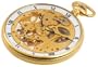 Aerowatch Men's 10210 Mechanical Roman Dial Skeletal Pocket Watch