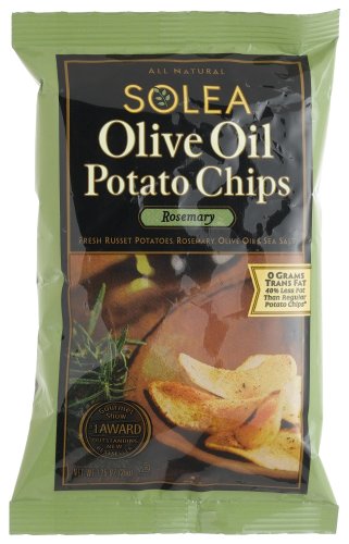 Good Health Solea Olive Oil Potato Chips Rosemary, 1.25-Ounce Bag (Pack of 24) by Good Health