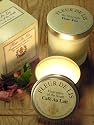 Nouvelle Fleur De Lis Collection Frosted Glass 11 oz, Honeysuckle Nectarine