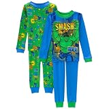 Boys' Incredible Hulk 4-pc. Pajama Set - Blue/ Green