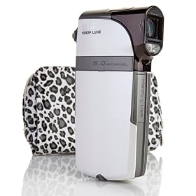 DXG Luxe Ultra-Slim 5X Optical Zoom, Full 1080p HD, Touchscreen Pocket Camcorder