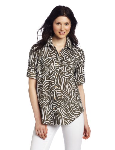 Sales Jones New York Women's Printed Animal Equipment Shirt