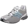 adidas Women's Fedora 2 W Running Shoe,Silver/Blue/White,5 M