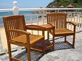 Wooden Garden Furniture Companion Love seat Bench