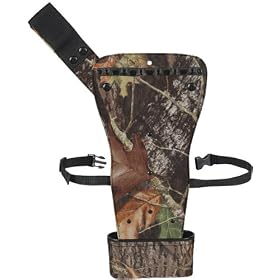 Click here to buy Allen Company Broadhead Hip Quiver for Aluminum or Carbon Arrows (Holds 6 Arrows, Green).