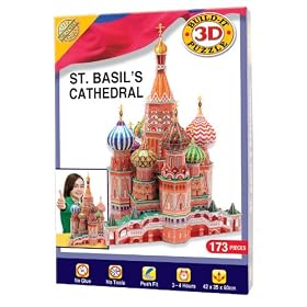 Cheatwell Games St Basil's Cathedral Build-Your-Own Giant 3D Kit