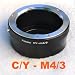RAINBOWIMAGING C/Y Contax / Yashica lenses to Micro 4/3 Four Thirds System Camera Mount Adapter, Olympus PEN E-P1, Panasonic Lumix DMC-GF1, GH1, G1, G2, G10, MSRP USD27.99