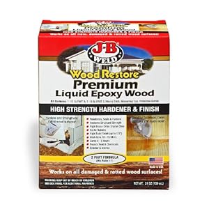 J-B Weld 40002 Wood Restore Premium Liquid Epoxy Kit - 24 oz. J-B Weld 40002 Wood Restore Premium Liquid Epoxy Kit - 24 oz.